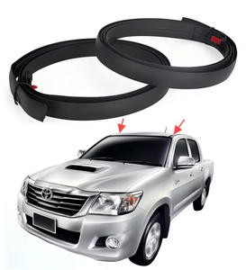 Neue Schwarze Dachzierleisten-Set Seitenleiste für Toyota Hilux <span class=keywords><strong>Vigo</strong></span> 2004-2015 4-Türer - Product Image 1