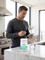 Capsules Liposomales NAD+ Men Complex 1000mg, Complément NAD+ pour l'Énergie Cellulaire et la Santé de la Prostate, OEM, Marque Privée, Personnalisation Disponible