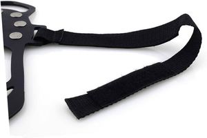 Hot Selling Outdoor Silicone Ice Grippers, 10-Tooth Non-Slip Snow Crampons with <b>Velcro</b> <b>Straps</b> for Hiking & Climbing Shoes - Product Image 5