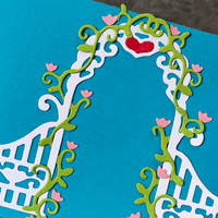 AAGU metallo taglio Die Scrapbooking timbro carta da intaglio carta stampaggio Die nuovo giardino giardino recinzione Craft Scrapbooking muore