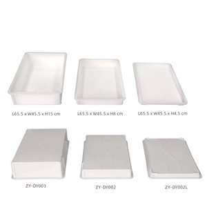 Nhựa chống bột hộp Stackable lưu trữ bánh pizza Khay Nhựa thùng bột chống Tote trường hợp container bánh pizza bột hộp - Product Image 5