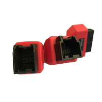 Vente chaude Chrysler 12 + 8 OBDII Splitter OBDII Splitter Connecteur Femelle À Double Mâle Y OBD 2 Câble De Détection 16 broches