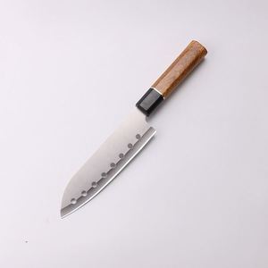 Cuchillo de Chef Santoku Japonés, Acero Inoxidable con Alto Contenido de Carbono, Afilado y Duradero, para Cortar Carne de Res, Pescado, Sashimi, Cuchillo de Cocina - Product Image 3