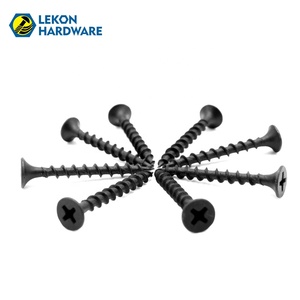 Tornillos para <span class=keywords><strong>Pladur</strong></span> LEKON <span class=keywords><strong>de</strong></span> Rosca Gruesa, Fosfatados en Negro, C1022A, Cabeza <span class=keywords><strong>de</strong></span> Trompeta, Rosca Cruzada, Autorroscantes - Product Image 1