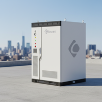 Système de stockage d'énergie ESS hybride LiFePO4 à refroidissement liquide pour applications industrielles et commerciales, 261 kWh, 135 kW, modèle IP67
