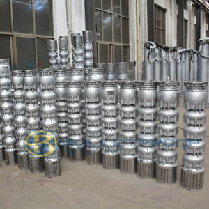 Pompe submersible à puits profond en acier inoxydable pare-balles, haute pression, 7,5-410 kW, débit de 9-2500 m³/h pour le relevage de l'eau de puits - Product Image 2