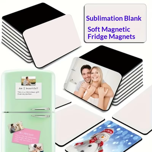 Feuilles magnétiques permanentes, taille et forme personnalisées, vierges, pour transfert par sublimation, aimants photo pour réfrigérateur, autocollants DIY personnalisés - Product Image 3