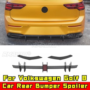 ลิ้นกันชนหลังแบบดิฟฟิวเซอร์  ตัวป้องกันกันชน สำหรับชุดแต่ง Volkswagen Golf 8 อุปกรณ์ตกแต่งรถยนต์ - Product Image 2