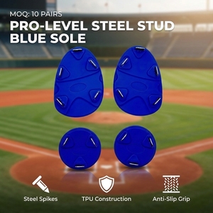 Wholesale Custom Self-adhesive Baseball Cleat <strong>Soles</strong> Split Design TPU Wearable <strong>Stick</strong> on Cleat Pads for Sneaker Modification - Product Image 4