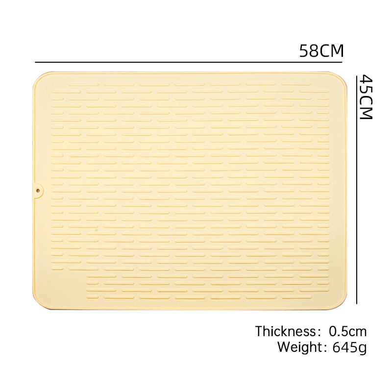 58*45 cm-jaune crème