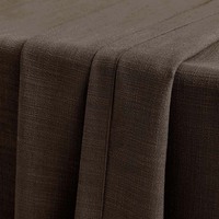 Panneaux de rideaux occultants modernes européens personnalisés en polyester/lin, réduisant le bruit, pour bureau