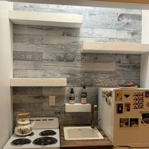 Estantes Flotantes de Madera de 4 Niveles, Rectangulares, para Montar en la Pared, Estilo Rústico para Cocina - Product Image 3