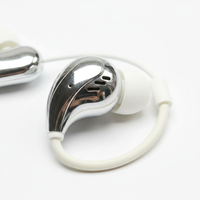 Écouteurs intra-auriculaires filaires en forme de goutte métallique avec basses profondes et réduction du bruit pour la musique et les jeux