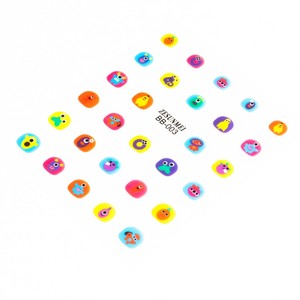 Pegatinas 3D para Uñas, Adhesivos Decorativos de Papel y Plástico con Diseños Lindos y Modernos para Niñas, Decoración de Manicura - Product Image 5