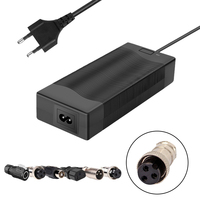 Chargeur de batterie Li-ion XVE PSE SAA KC 42V 54.6V 58.8V 67.2V 84V 2A 3A pour pack de batteries lithium, scooter électrique
