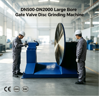 Machine de rectification et d'affûtage de disques de vannes à grande ouverture DN500-DN2000 pour la réparation des surfaces d'étanchéité