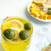 Gedroogde passievruchten voor dranken, rijk aan vitamine C, natuurlijke gedroogde passievruchtenblokjes voor sap & thee, DIY, private label