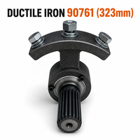 Roulement de suspension pour vis sans fin en fonte 323 mm 90761, roulement intermédiaire pour arbre de 40 mm, pièces de rechange pour vis sans fin