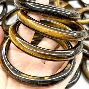 أساور من حجر عين النمر الطبيعي للبيع بالجملة، أساور من الأحجار الكريمة للنساء - Product Image 6