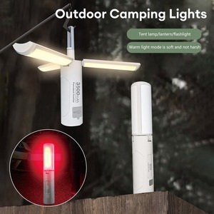4 in 1 <b>LED</b> Camping Lantern Rechargeable Tent <b>Light</b> Waterproof Flashlight Folding <b>Table</b> Lamp Outdoor Emergency Lamp Power Bank - Product Image 2