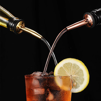 Accessoires de bar Verseur de bouteille de vin en acier inoxydable et bouchon de vin Bouchons de bouteille de vin Verseur d'alcool