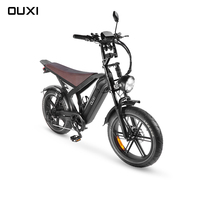 Bicicleta Eléctrica de Montaña OUXI GT20 con Llantas Gruesas, para Adultos, con Frenos de Disco, Batería de Litio de 48V 15AH, Almacén en la UE