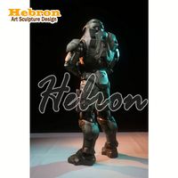 Kostum Robot Elegan Buatan Tangan Desainer Master Chief untuk Pertunjukan Panggung, Hadiah Natal Sempurna untuk Pesta