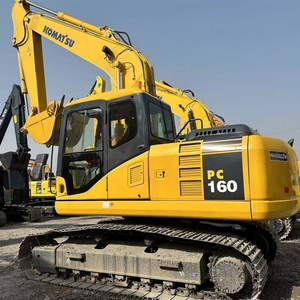 รถขุดไฮดรอลิก Komatsu PC160 มือสองคุณภาพสูง นำเข้าจากญี่ปุ่น พร้อมขาย - Product Image 1