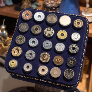 Bottoni in Metallo Anticato per Jeans, Logo Personalizzato in Lega di Zinco OEM per Marchi di Moda - Product Image 6