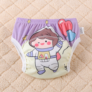 6 Camada impermeável reutilizável bebê potty treinamento calças infantil shorts underwear pano bebê fralda - Product Image 1