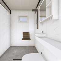 Péniche modulaire de luxe pour conteneur à ossature acier pour hôtel flottant utilisation carport