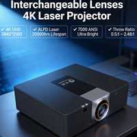 Projecteur laser DLP Appotronics 7500 lumens 4K UHD haute luminosité, projecteur commercial AL-DK750S