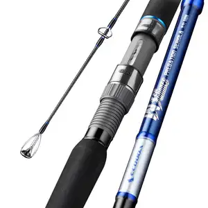 CROCODILE E-30 MH 8'10 TRANSPARENT solid fiberglass fishing rod~2