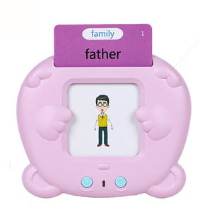 Juguete Educativo Interactivo de Aprendizaje del Inglés para Niños en Edad Preescolar, Máquina de Terapia del Habla, Palabras Educativas Montessori, Forma de Animal de Plástico que Habla - Product Image 3