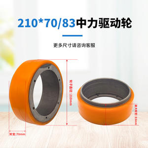 Rueda motriz de poliuretano 210*7083 para montacargas eléctrico Zhongli, para piezas de transpaletas - Product Image 3