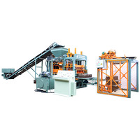 BLOCKTECH automatique hydraulique pression béton de ciment creux couleur finisseur solide bloc de verrouillage brique faisant la machine qt4-16