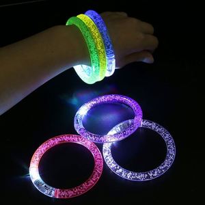 Pulsera Luminosa LED para Fiestas 2024, Pulsera Luminosa para Clubes y Bares de Año Nuevo, Pulsera Luminosa Acrílica para Eventos con Logotipo Personalizado - Product Image 2