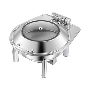 Plateau de service buffet chauffant plat a chafing chaffing, chuffing chaving chaufing dish de table usine prix pour aliment chaud - Product Image 2