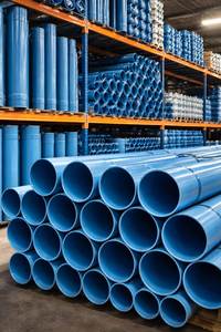 Tuberías de Riego Resistentes a la Corrosión de Alta Presión de PE Azul, Tubos Redondos Anti-UV para Suministro de Agua Agrícola, 6m de Longitud - Product Image 3