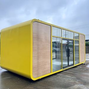 Cabaña DE OFICINA DE MANZANA desmontable para tierra sin usar, casa contenedor para <span class=keywords><strong>dormir</strong></span> para hotel - Product Image 6