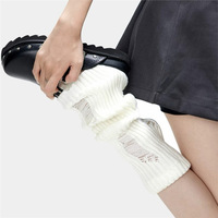 Chaussettes déchirées décontractées pour femme, respirantes en polyester, longueur genou, style JK empilé, simples et tendance