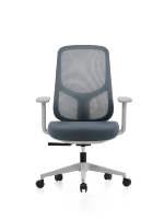 Chaise de bureau ergonomique pivotante contemporaine en maille premium, en nylon, pour usage exécutif, directionnel, ou en milieu hospitalier – Offre spéciale