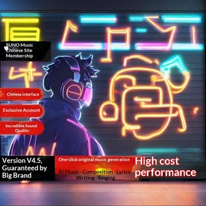 Plateforme de chant <span class=keywords><strong>SUNO</strong></span> : Outil de production musicale IA, composition automatique et accompagnement de chansons en un clic, avec fonction de paroles - Abonnement <span class=keywords><strong>SUNO</strong></span> - Product Image 4