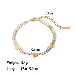 Bracciali estetici braccialetti da donna affascinanti in oro 18 carati elasticizzati in pietra naturale personalizzati