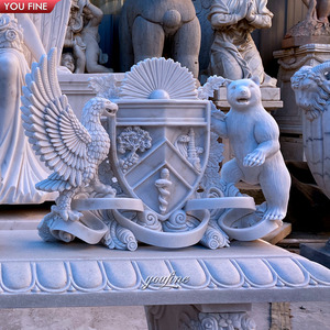 YOUFINE Schermo in Pietra con Rilievo di Mitologia Cinese in Granito Grigio, Murale con Figura di Drago Profondo e Piedistallo per Cortile del Tempio - Product Image 4