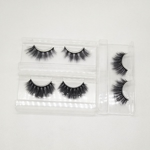 Private Label Wispy C Curl 18-20mm <span class=keywords><strong>DK</strong></span> Flauschige Echte Nerz-Wimpern 1 Paar Dramatische Natürliche Falsche Wimpernbänder Anbieter - Product Image 6