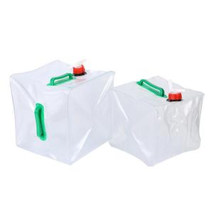 Sac de stockage d'eau pliable en PVC transparent portable pour voiture, lavage de voiture, camping, randonnée, douche, 5L, <span class=keywords><strong>10L</strong></span>, 15L, 20L - Product Image 3