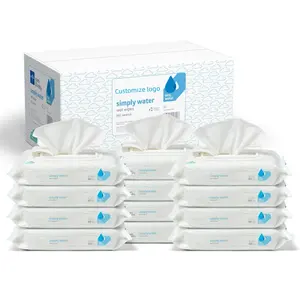 Baby Diaper Changing Wipes Value Packed Organic Fabric Unscented Baby Wipes Water Wipes