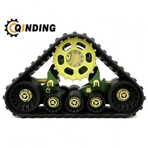 Nouveau châssis à roues à chenilles triangulaires semi-soutenu en caoutchouc et acier pour John - Product Image 3