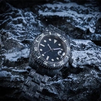 Montres en fibre de carbone blanches étanches avec boîtier en fibre de carbone intégrale NH35, logo personnalisé OEM ODM, luxe, super lumineuses